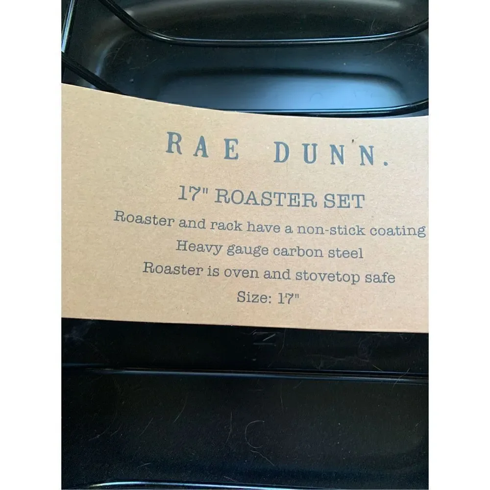 Rae Dunn Non-stick Roaster Set 17” Roast